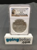 NGC Graded 2013-S United States 1 Ounce .999 Fine Silver American Eagle Silver Bullion Round Coin -