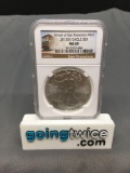 NGC Graded 2013-S United States 1 Ounce .999 Fine Silver American Eagle Silver Bullion Round Coin -