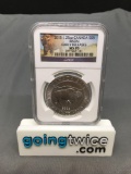 NGC Graded 2015 Canada 1.25 Ounce .999 Fine Silver BISON Early Release Silver Bullion Round Coin -