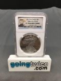 NGC Graded 2013-W United States 1 Ounce .999 Fine Silver American Eagle - PR 70 ULTRA CAMEO