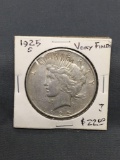 1925-S United States Peace Silver Dollar - 90% Silver Coin from Estate