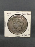 1928-S United States Peace Silver Dollar - 90% Silver Coin from Estate