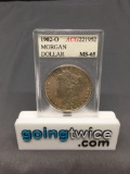 ACG Graded 1902-O United States Morgan Silver Dollar - 90% Silver Coin - MS 65