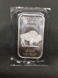 1 Troy Ounce .999 Fine Silver Liberty Indian Head Buffalo Silver Bullion Bar