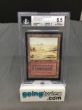 BGS Graded Magic the Gathering Beta Int'l Collectors Edition BADLANDS Dual Land Card - NM-MT+ 8.5