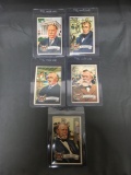 5 Card Lot of Vintage 1956 Topps Presidents PRESIDENTIAL TRADING Cards - Rare - From Estate