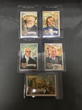 5 Card Lot of Vintage 1956 Topps Presidents PRESIDENTIAL TRADING Cards - Rare - From Estate
