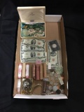 Incredible Estate Lot of Silver Coins, United States Currency, Jewelry and More!