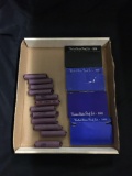 Tray of United States Rolled Uncirculated Pennies and United States Proof Sets