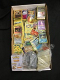 Tray of Modern and Vintage Pokemon Cards with Promos, Holofoils, and More