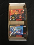 2 Count Lot of Vintage Super Nintendo Games - Justice League Task Force and Mega Man X
