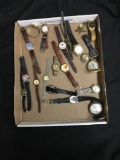 Vintage Lot of Watches - Disney, Rolex, Gucci & More - NOT GUARANTEED AUTHENTIC - Unresearched
