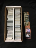 2 Row Box of Mixed Sports Cards from Collection - Refractors, Stars, Premium & More
