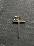 Chapel Designer High Polished 20mm Long 11mm Wide Sterling Silver Cross Pendant