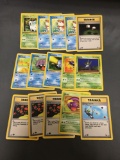 15 Count Lot of Vintage 1st Edition Pokemon Trading Cards
