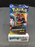 Factory Sealed 2020 Pokemon Champion's Path 10 Card Booster Pack - Charizard?