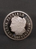 1 Troy Ounce .999 Fine Silver Morgan Silver Dollar Style Silver Bullion Round Coin