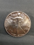 1989 United States 1 Ounce .999 Fine Silver AMERICAN EAGLE Silver Bullion Round Coin
