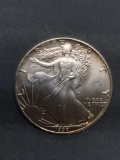 1992 United States 1 Ounce .999 Fine Silver AMERICAN EAGLE Silver Bullion Round Coin