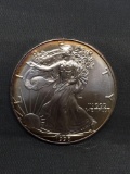 1998 United States 1 Ounce .999 Fine Silver AMERICAN EAGLE Silver Bullion Round Coin