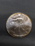 2002 United States 1 Ounce .999 Fine Silver AMERICAN EAGLE Silver Bullion Round Coin