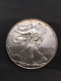 2008 United States 1 Ounce .999 Fine Silver AMERICAN EAGLE Silver Bullion Round Coin