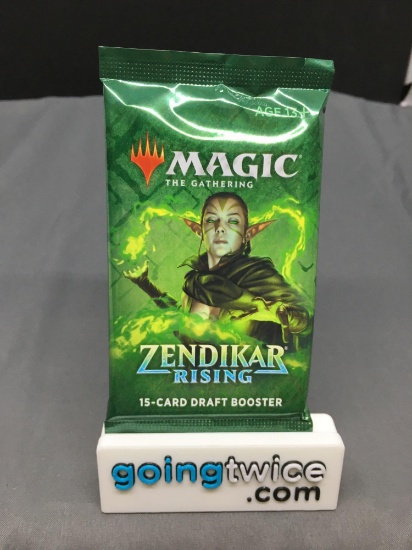 Factory Sealed Magic the Gathering ZENDIKAR RISING 15 Card Draft Booster Pack