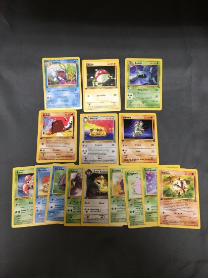 15 Card Lot of Vintage 1st Edition Pokemon Cards from Huge Collection