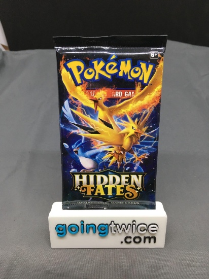 Factory Sealed Pokemon HIDDEN FATES 10 Card Booster Pack - Hard to Find!