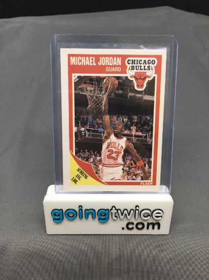 1989-90 Fleer #21 MICHAEL JORDAN Bulls Vintage Basketball Card