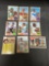 9 Card Lot of 1968 Topps Vintage Baseball Cards from Huge Collection