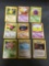 9 Card Lot of Pokemon 1st Edition Trading Cards from Huge Collection