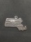 Detailed State of Massachusetts 25mm Wide 14mm Tall Signed Designer Sterling Silver Charm