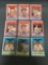 9 Card Lot of 1959 Topps ALL-STAR CARDS Vintage Baseball Cards from ENORMOUS COLLECTIOn