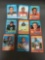 9 Card Lot of Vintage 1971 Topps Football Cards from Massive Collection