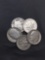 5 Count Lot of United States Roosevelt Dimes - 90% Silver - From Estate