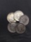 5 Count Lot of United States Roosevelt Dimes - 90% Silver - From Estate