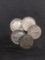 5 Count Lot of United States Roosevelt Dimes - 90% Silver - From Estate