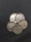 5 Count Lot of United States Roosevelt Dimes - 90% Silver - From Estate