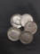 5 Count Lot of United States Roosevelt Dimes - 90% Silver - From Estate