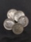 5 Count Lot of United States Roosevelt Dimes - 90% Silver - From Estate