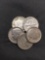 5 Count Lot of United States Roosevelt Dimes - 90% Silver - From Estate