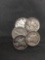 5 Count Lot of United States Mercury Dimes - 90% Silver - From Estate