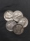 5 Count Lot of United States Mercury Dimes - 90% Silver - From Estate