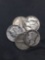 5 Count Lot of United States Mercury Dimes - 90% Silver - From Estate