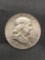 1957-D United States Franklin Half Dollar - 90% Silver Coin