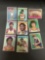 9 Card Lot of 1975-76 Topps Basketball Vintage Cards from HUGE Collection