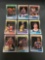 9 Card Lot of 1988-89 Fleer Basketball Vintage Cards from HUGE Collection