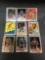 9 Card Lot of Vintage 1970's Basketball Cards with Stars and Hall of Famers from Estate