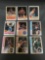 9 Card Lot of Vintage 1970's Basketball Cards with Stars and Hall of Famers from Estate